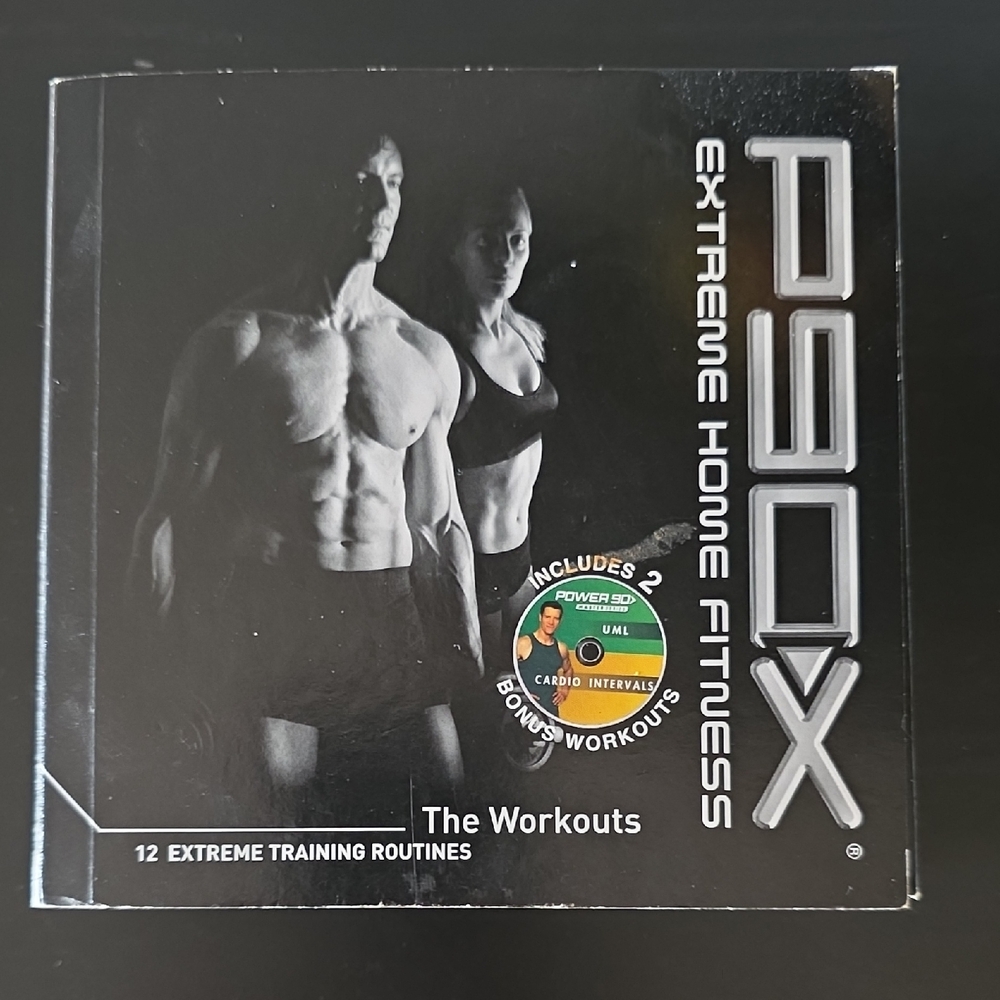 P90X Extreme Home Fitness DVD Set - Black